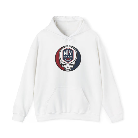 New York Football Stealie Grateful Dead Hoodie Sweatshirt - NFL