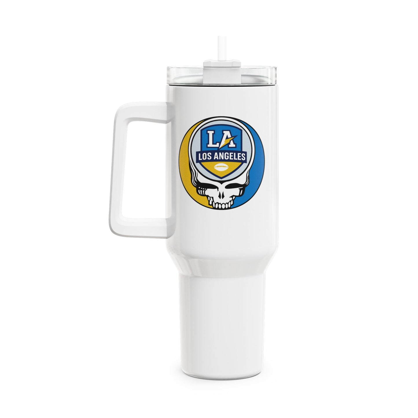 Los Angeles Football Stealie "Fat Man" Tumbler,  Double Insulated 40oz Travel Mug - NFL