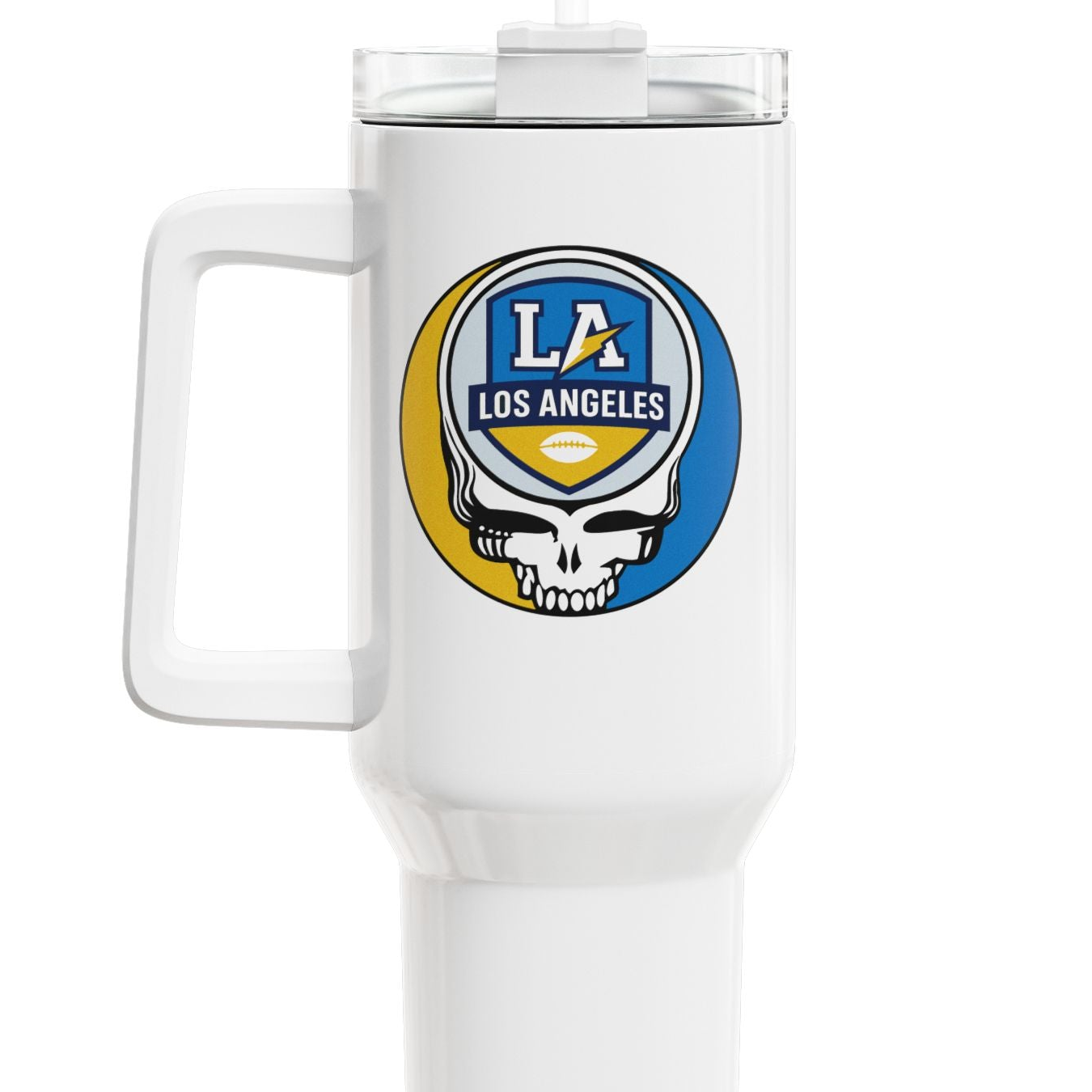 Los Angeles Football Stealie "Fat Man" Tumbler,  Double Insulated 40oz Travel Mug - NFL