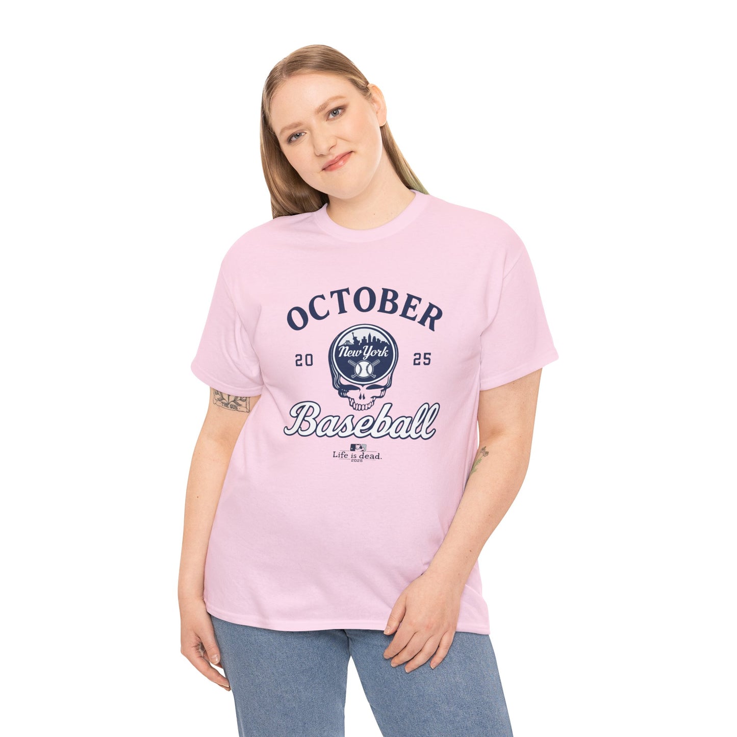 New York Yankees Playoffs 2025 Stealie Grateful Dead Tshirt