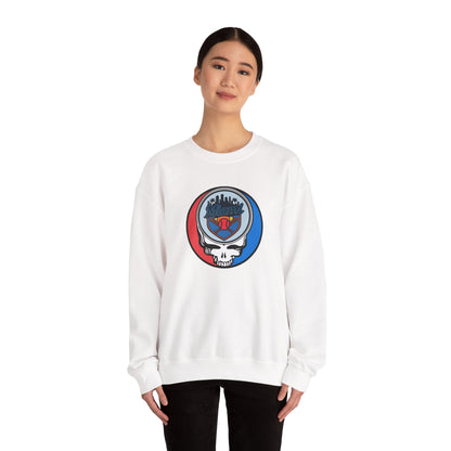 Miami Marlins Grateful Dead Stealie Crewneck Sweatshirt - MLB