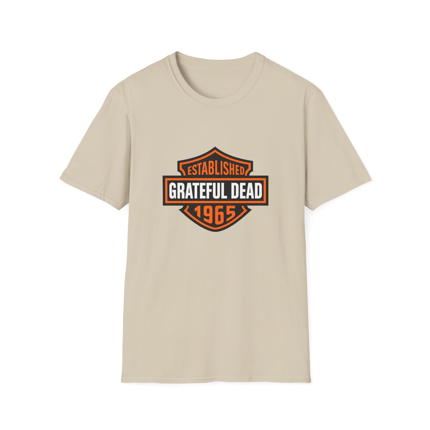 Harley Style Grateful Dead Logo Biker Tee