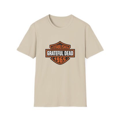 Harley Style Grateful Dead Logo Biker Tee