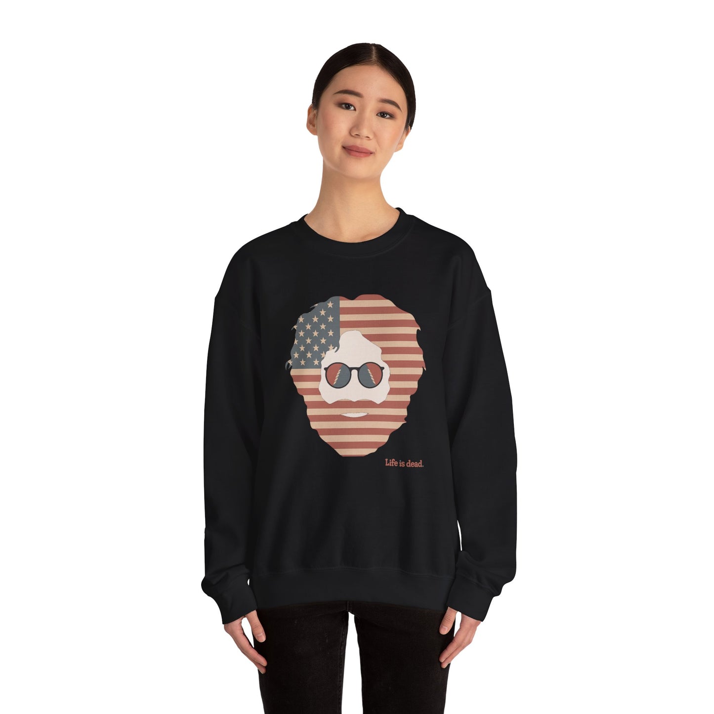 Stars & Stripes Jerry | Life is dead. Crewneck Sweatshirt