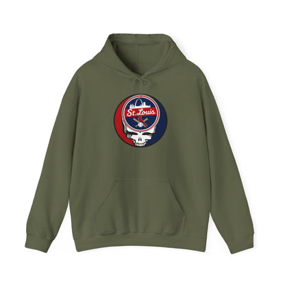 St Louis Cardinals Grateful Dead Unisex Heavy Blend Hoodie - MLB