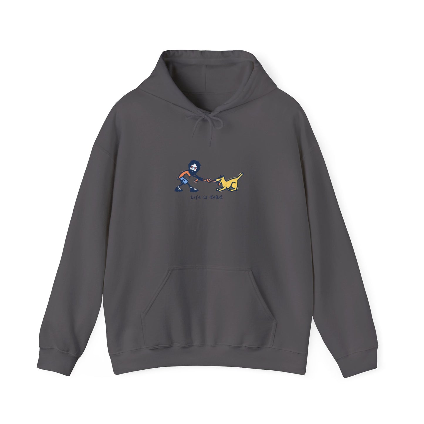 Life is dead. Jerry and His Best Friend Grateful Dead Unisex Hoodie