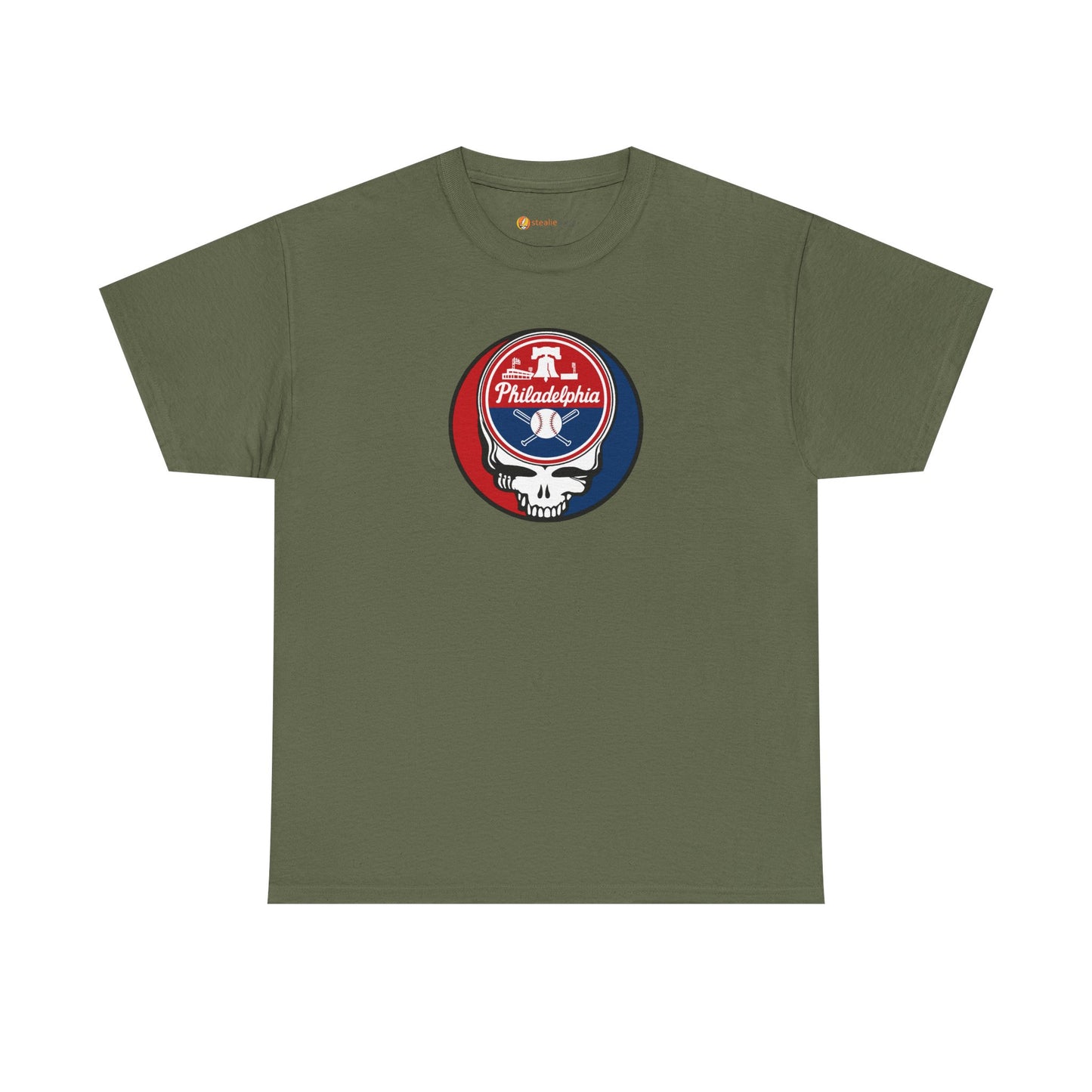 Philadelphia Phillies Grateful Dead Steal Your Face T-Shirt - MLB