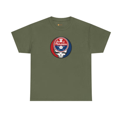 Philadelphia Phillies Grateful Dead Steal Your Face T-Shirt - MLB