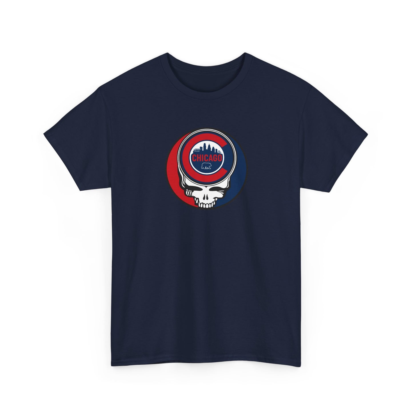 Chicago Cubs Grateful Dead Steal Your Face T-Shirt - MLB