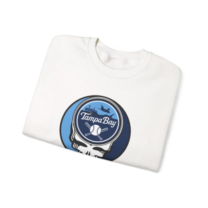 Tampa Bay Rays Stealie Grateful Dead Crewneck Sweatshirt - MLB