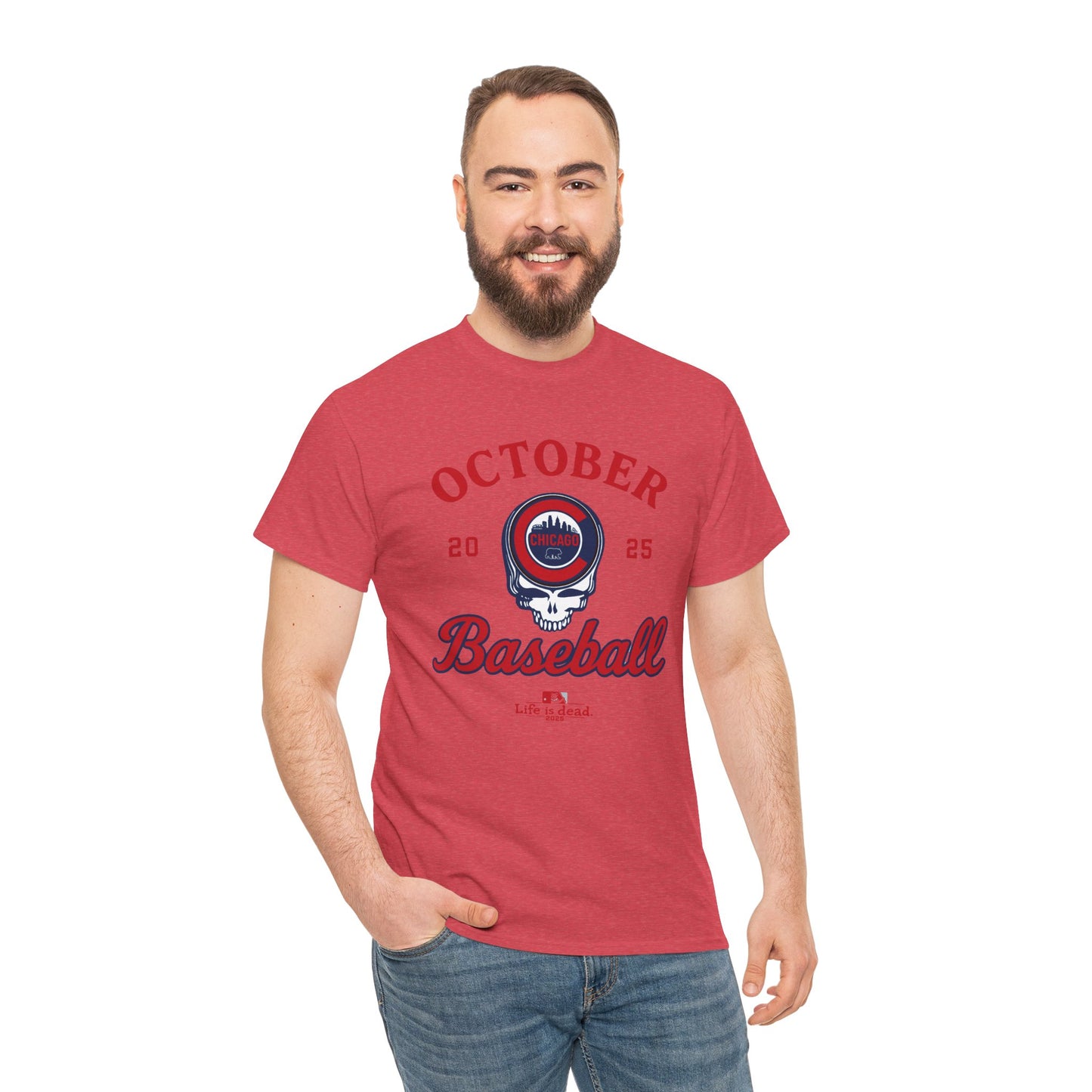 Chicago Cubs Playoffs 2025 Stealie Grateful Dead Tshirt
