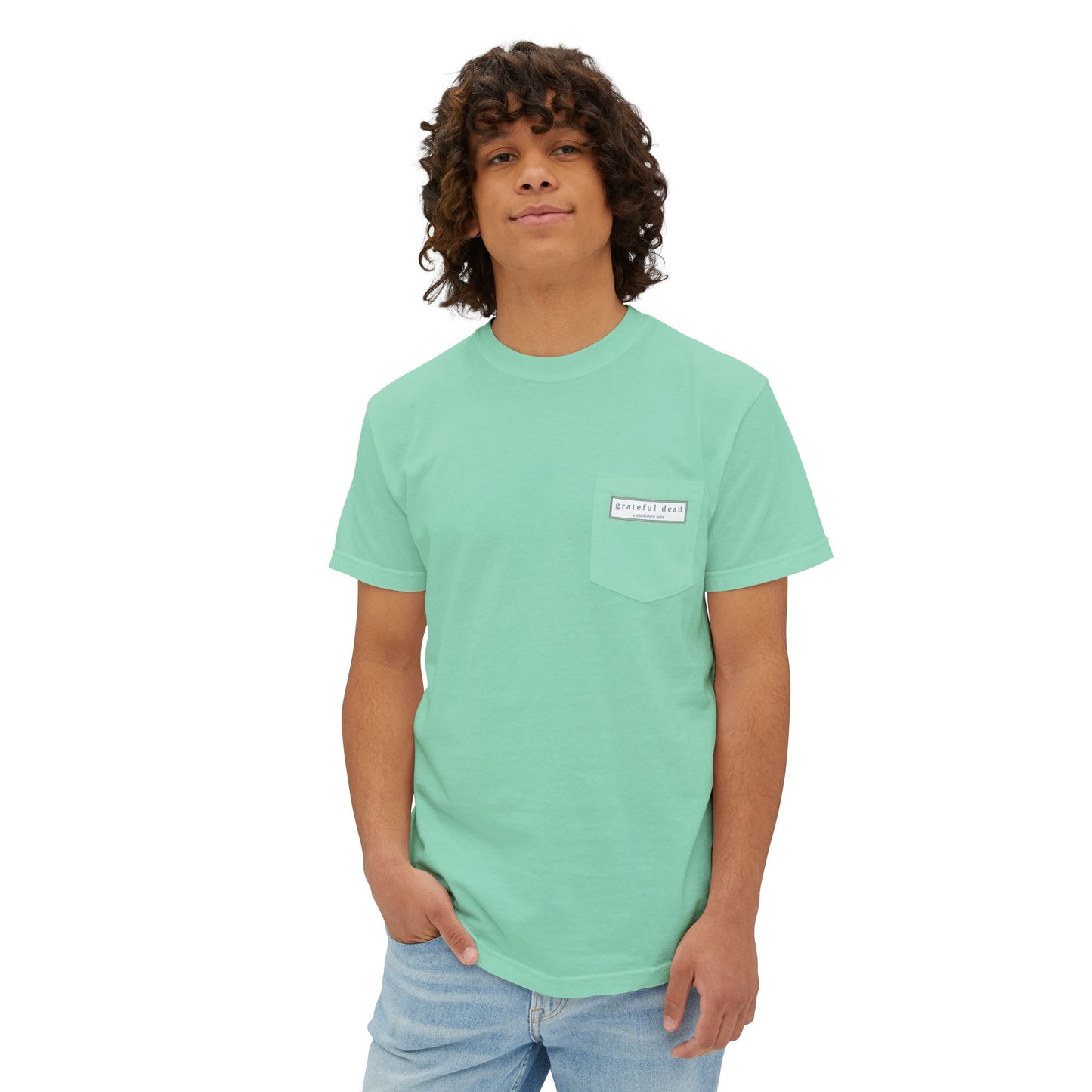 Grateful Dead Jerry Garcia Vineyard Collection Garment-Dyed Pocket T-Shirt