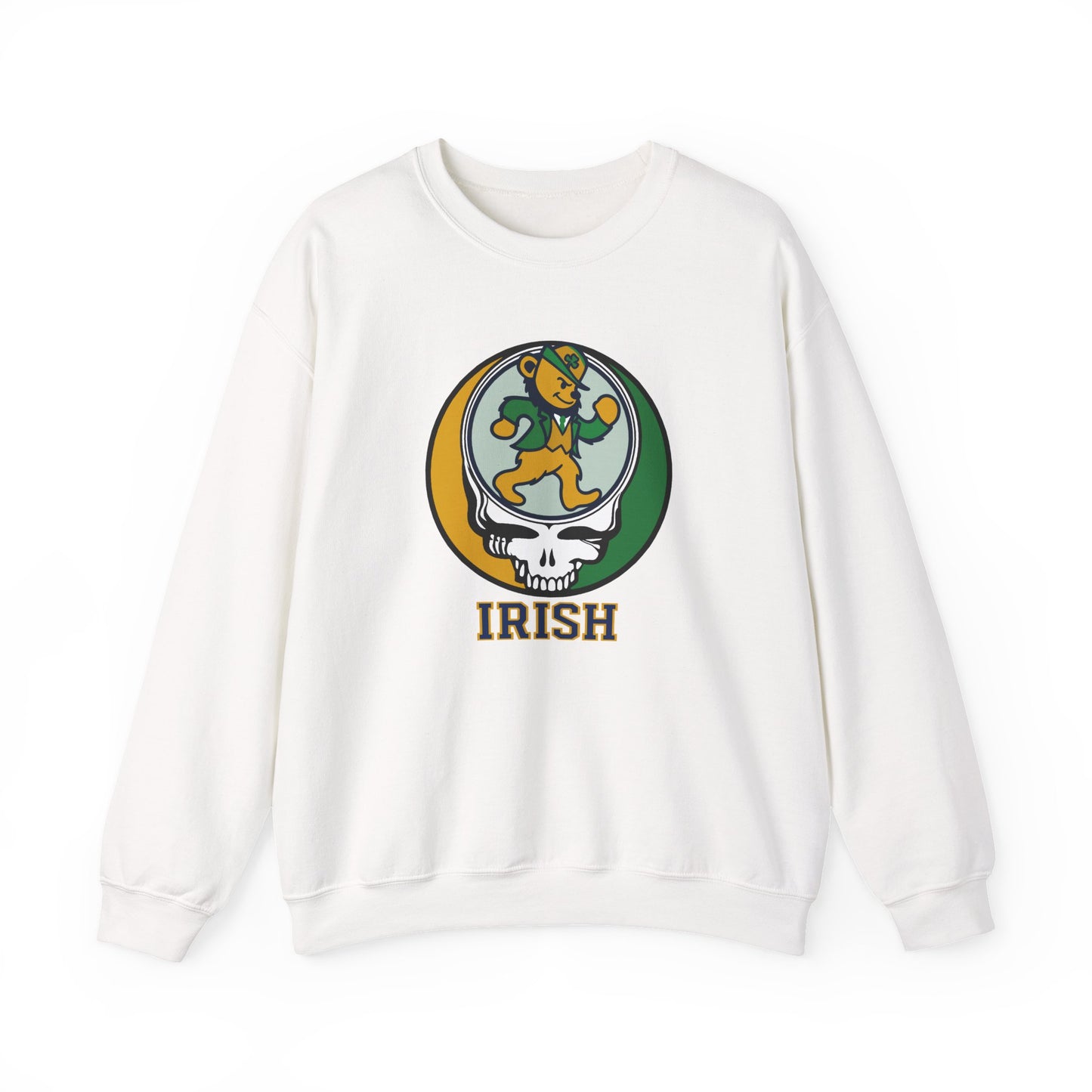 The Irish Dancing Leprechaun Stealie Crewneck Sweatshirt