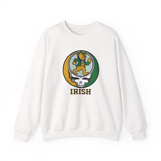 The Irish Dancing Leprechaun Stealie Crewneck Sweatshirt