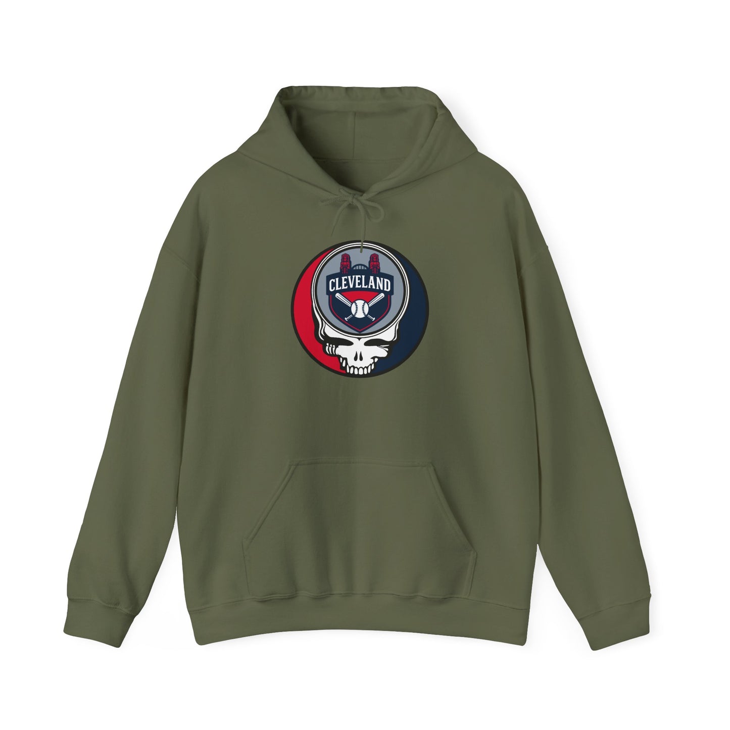 Cleveland Guardians Grateful Dead Unisex Heavy Blend Hoodie - Hooded Sweatshirt
