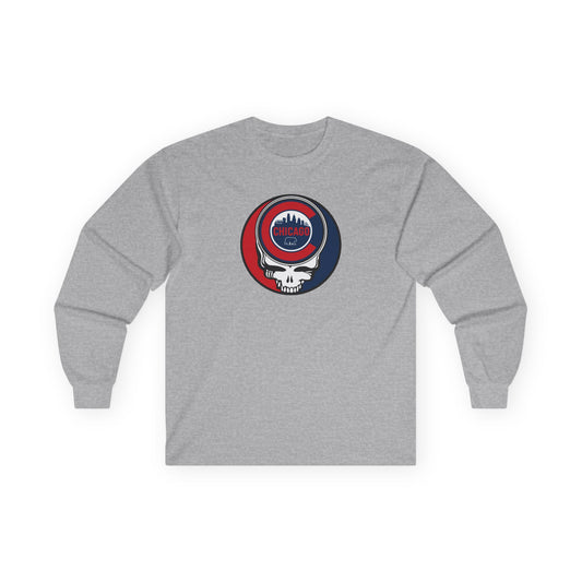 Chicago Cubs Grateful Dead Long Sleeve Tee - MLB
