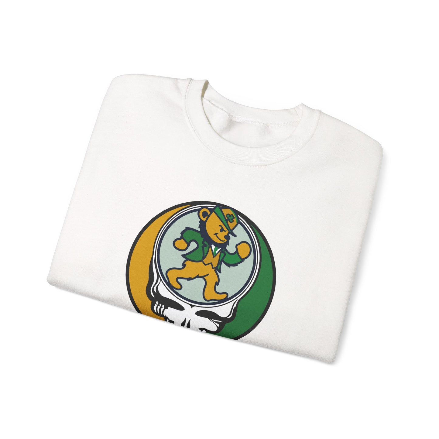 The Irish Dancing Leprechaun Stealie Crewneck Sweatshirt