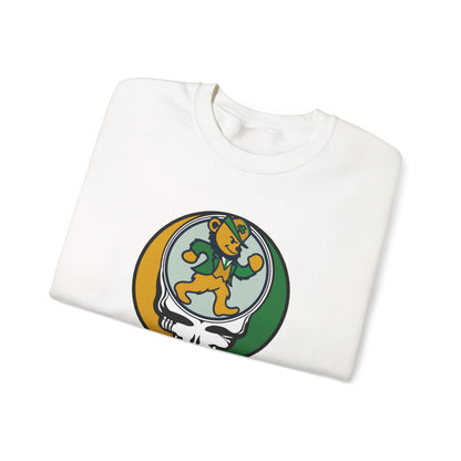 The Irish Dancing Leprechaun Stealie Crewneck Sweatshirt