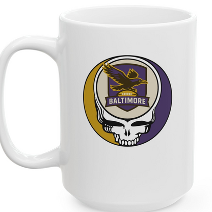 Baltimore Football Stealie Ceramic Coffee Mug - NFL