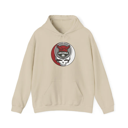 Arizona Cardinals Stealie Grateful Dead Hooded Sweatshirt - NFL