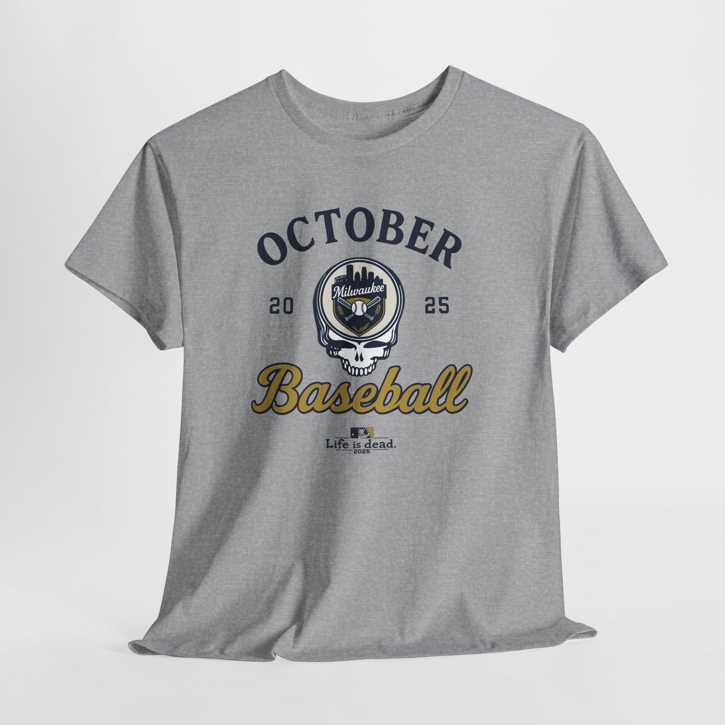 Milwaukee Brewers Playoffs 2025 Stealie Grateful Dead Tshirt