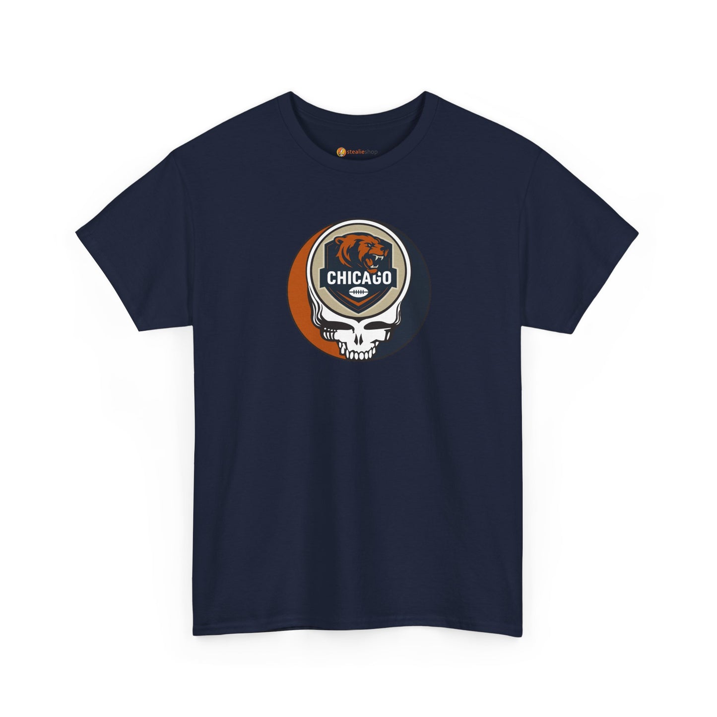 Chicago Football Stealie Grateful Dead Steal Your Face T-Shirt - NFL