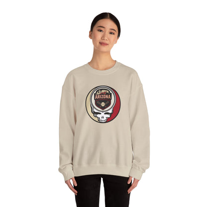 Arizona Diamondbacks Stealie Grateful Dead Crewneck Sweatshirt - MLB
