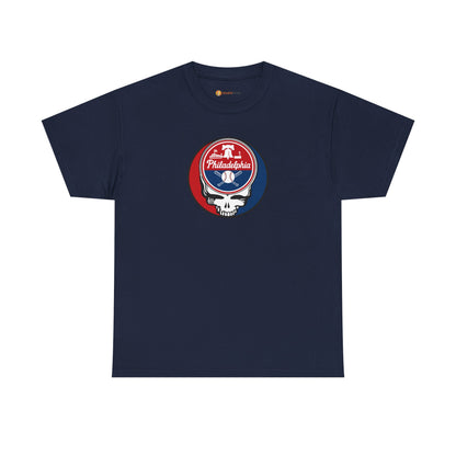 Philadelphia Phillies Grateful Dead Steal Your Face T-Shirt - MLB