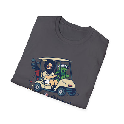 Joy Ridin' Jerry and The Bear Life is dead. Golf Company T-Shirt