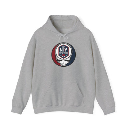 New York Football Stealie Grateful Dead Hoodie Sweatshirt - NFL