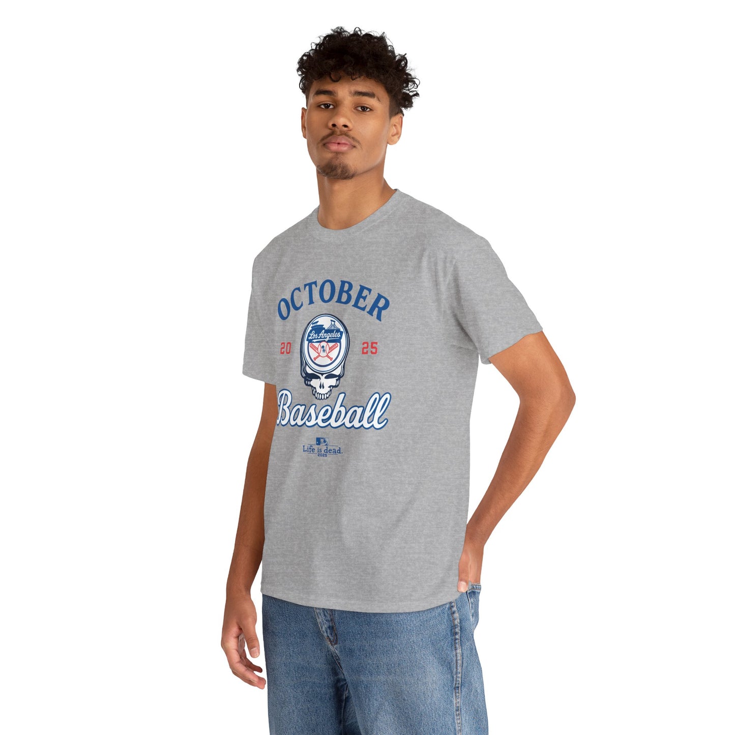 Los Angeles Dodgers Playoffs 2025 Stealie Grateful Dead Tshirt