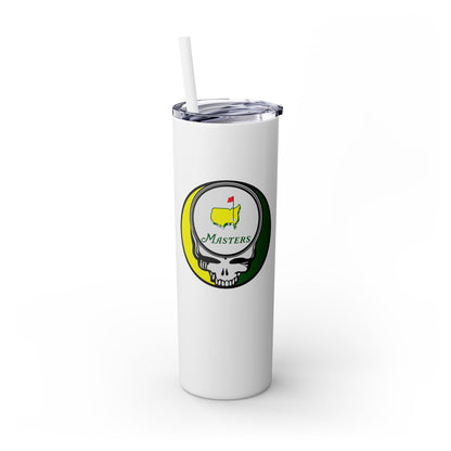 The Masters - Life is dead. Skinny Tumbler with Straw, 20oz