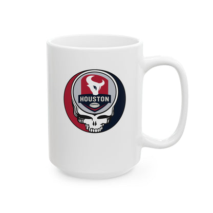 Houston Football Stealie Ceramic Coffee Mug - NFL