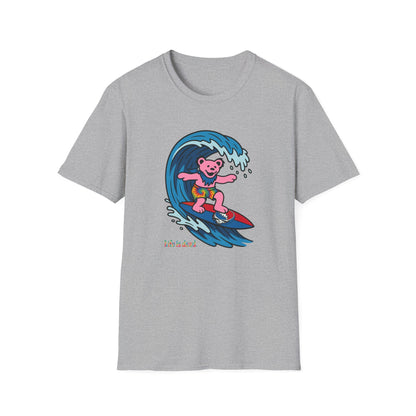 Surfin' Bear - Life is dead. Grateful Dead TShirt