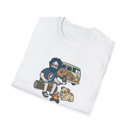 Campin' Jerry - Life is dead. Grateful Dead TShirt