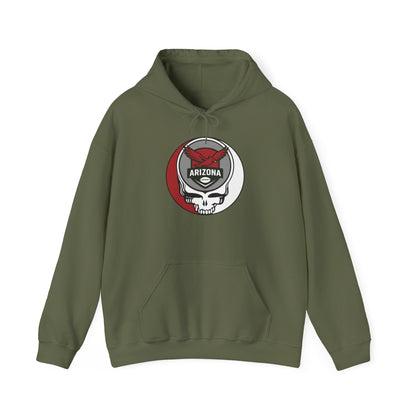 Arizona Cardinals Stealie Grateful Dead Hooded Sweatshirt - NFL