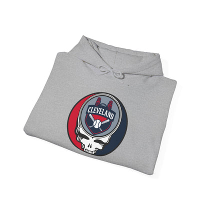 Cleveland Guardians Grateful Dead Unisex Heavy Blend Hoodie - Hooded Sweatshirt