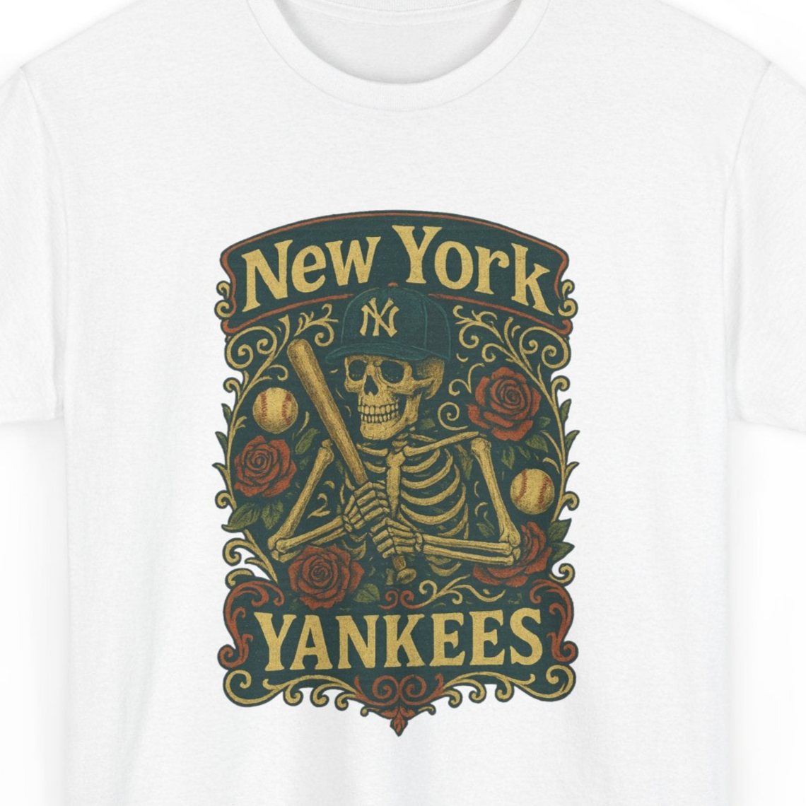 New York Baseball Retro Poster Art T-shirt