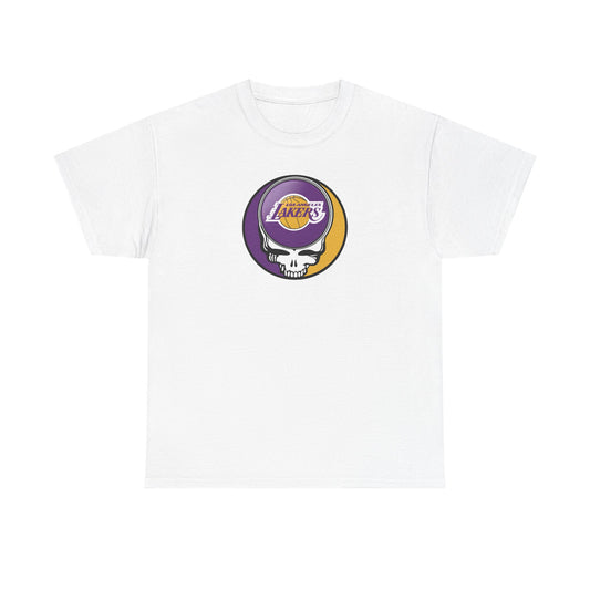 Los Angeles Lakers Grateful Dead Steal Your Face T-Shirt - NBA