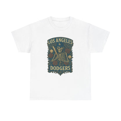 Los Angeles Dodgers Retro Poster Art T-shirt