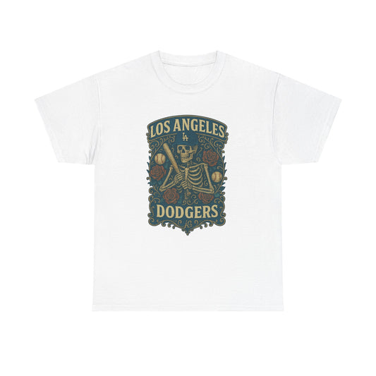 Los Angeles Dodgers Retro Poster Art T-shirt