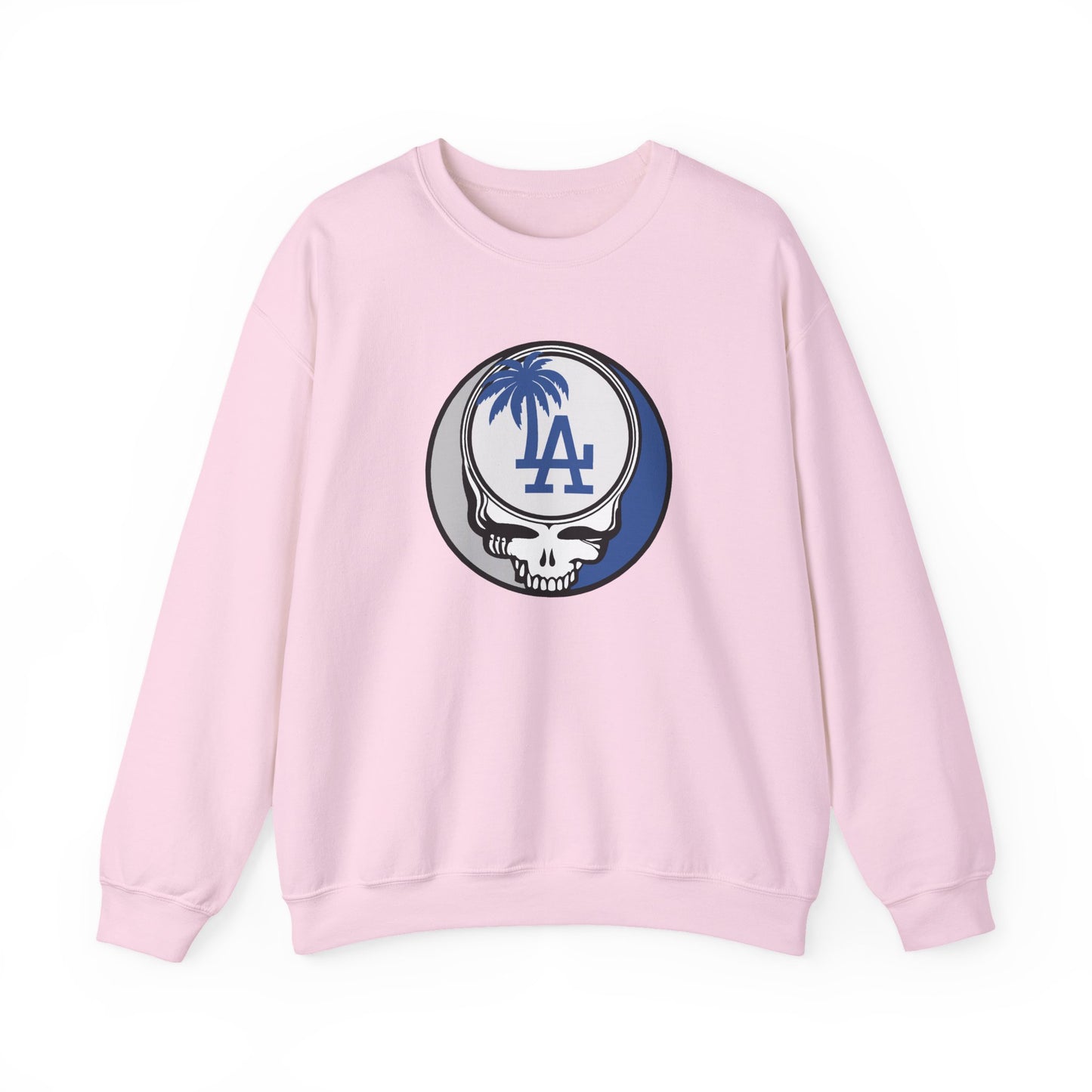 Los Angeles Dodgers Grateful Dead Stealie Crewneck Sweatshirt - MLB