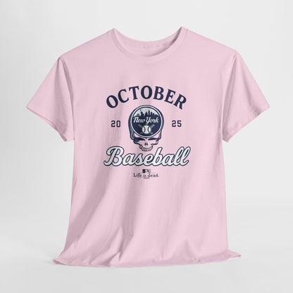 New York Yankees Playoffs 2025 Stealie Grateful Dead Tshirt