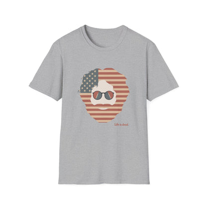Stars & Stripes Jerry Life is dead. T-Shirt