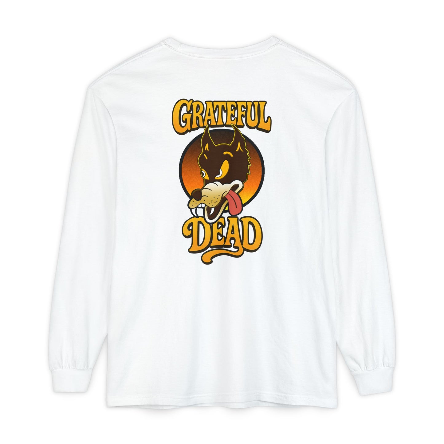 The Wolf Vineyard Collection Garment-Dyed Two-Sided Long Sleeve T-Shirt