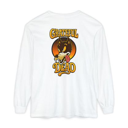 The Wolf Vineyard Collection Garment-Dyed Two-Sided Long Sleeve T-Shirt