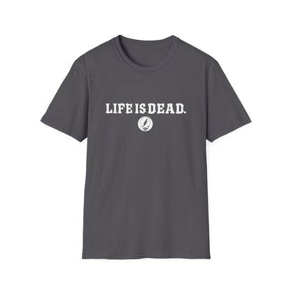 Shreddin' Jerry - Life is dead. Two-Sided Print Grateful Dead TShirt