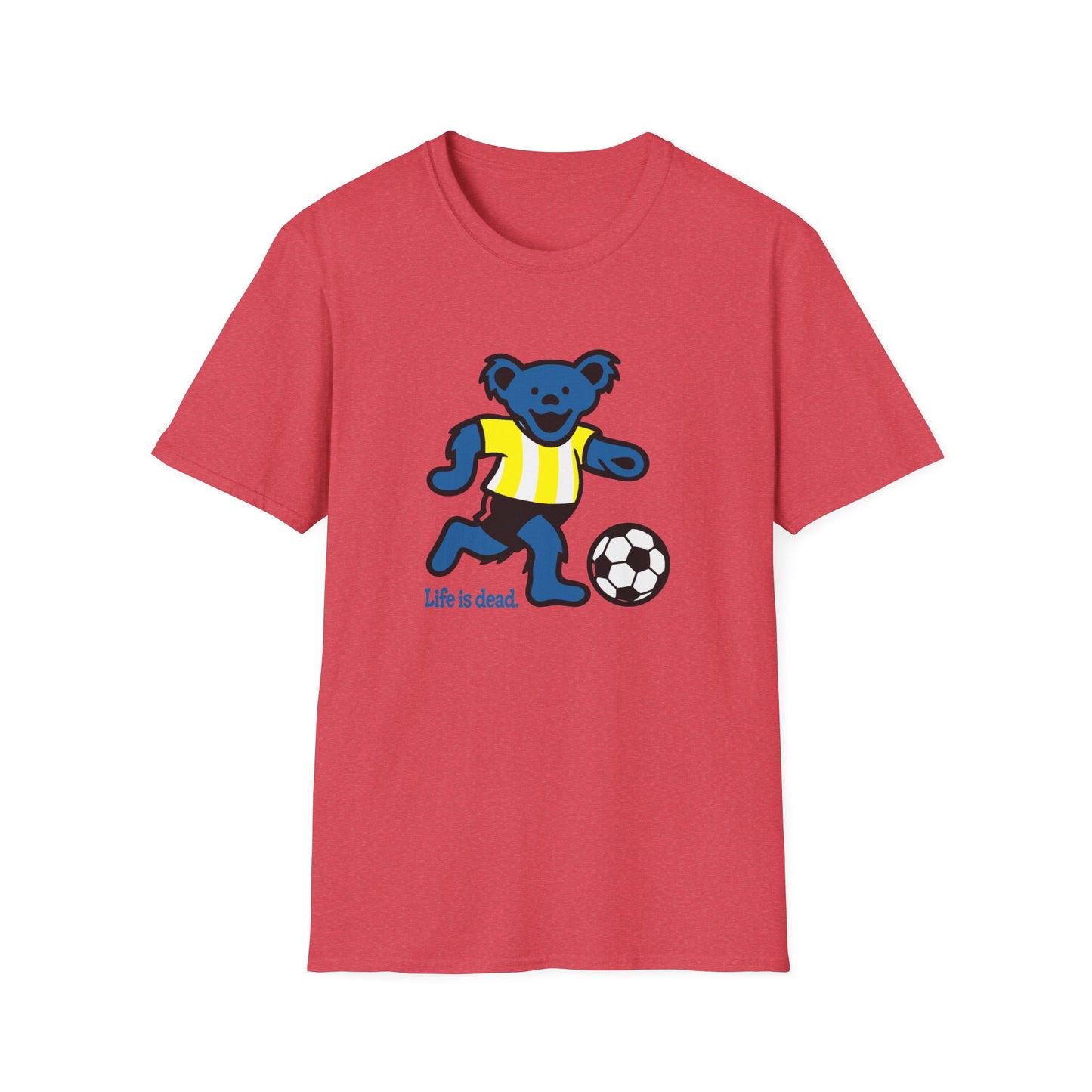 Futbol Bear - Life is dead. Grateful Dead TShirt
