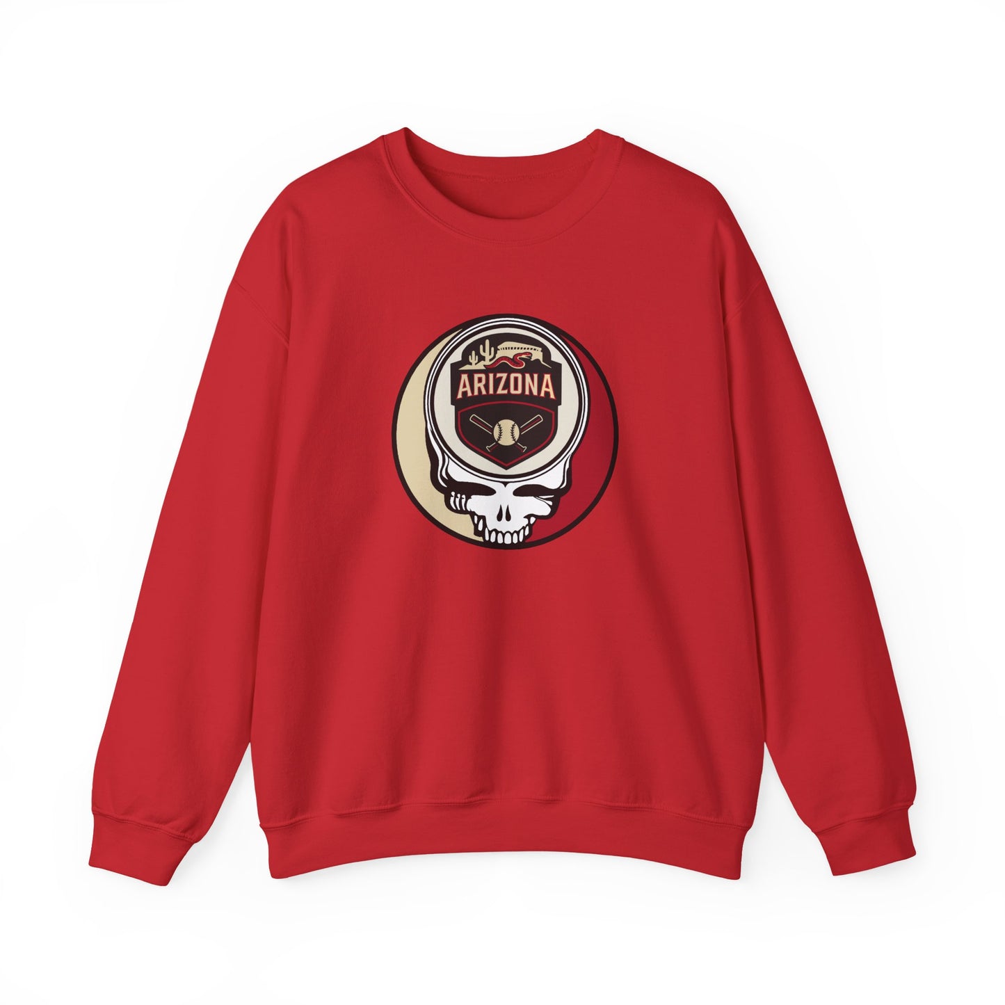 Arizona Diamondbacks Stealie Grateful Dead Crewneck Sweatshirt - MLB