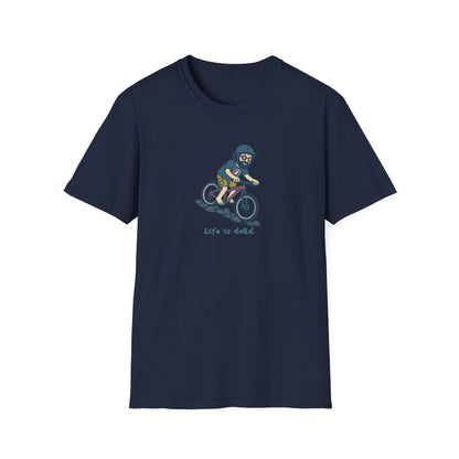 Mountain Bikin' Jerry - Life is dead. Grateful Dead TShirt